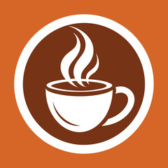 Colorful Hot Drink Logo Vector - Eye-Catching Beverage Design