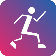Rollerblading Jump icon style