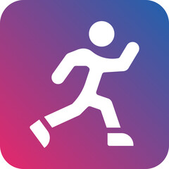 Rollerblading icon style