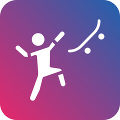 Skater Man icon style