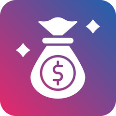 Money Bag icon style