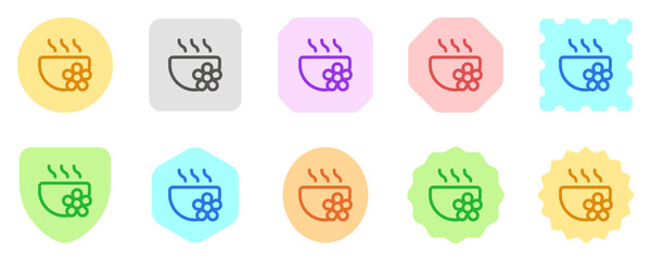 Editable warm water, bowl vector icon. Wellness, spa, relaxation. Part of a big icon set family. Perfect for web and app interfaces, presentations, infographics, etc