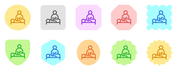 Editable massage vector icon. Wellness, spa, relaxation. Part of a big icon set family. Perfect for web and app interfaces, presentations, infographics, etc