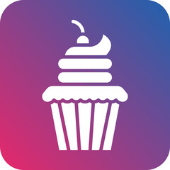 Cupcake icon style