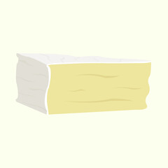 Fromage brie illustration vectorielle