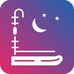 Night Skiing icon style