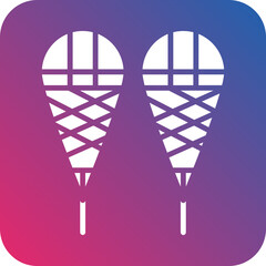 Snow Shoes icon style