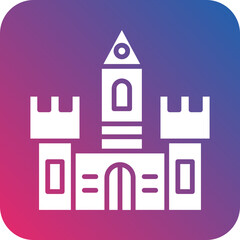 Fototapeta premium Kigndom icon style