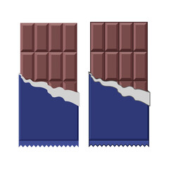 Chocolate illustration set.