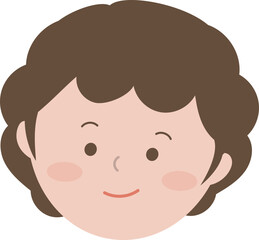 파마머리 엄마 얼굴