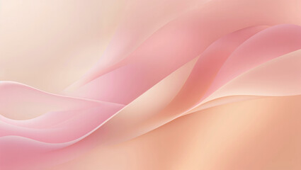 Fototapeta premium Soft Pastel Pink to Light Peach Gradient