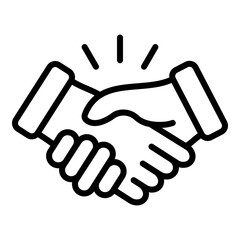 Obraz premium Handshake Icon