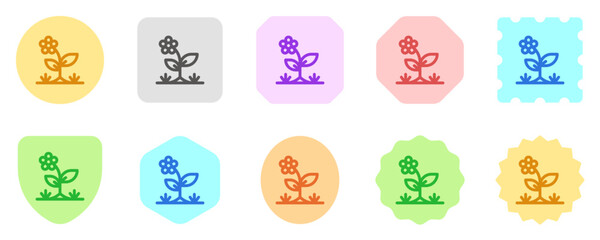 Editable flower vector icon. Gardening, landscaping, horticulture. Part of a big icon set family. Perfect for web and app interfaces, presentations, infographics, etc