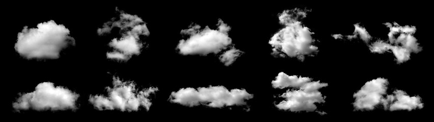 White clouds or fog for fog design. Smog. Abstract clouds. Fog over the sky. Summer. Dark gray...