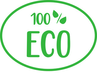 Organic Natural Logo Tag