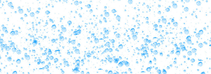 Abstract Blue Splatter Paint Texture on Black Background