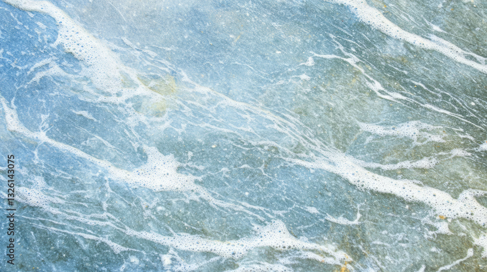 Aufkleber Abstract aerial view of ocean waves and marble patterns for creative design