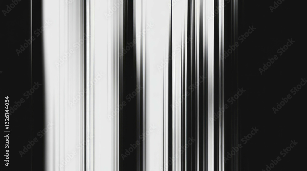 Leinwandbilder abstract vertical lines with color bleed and distortion texture