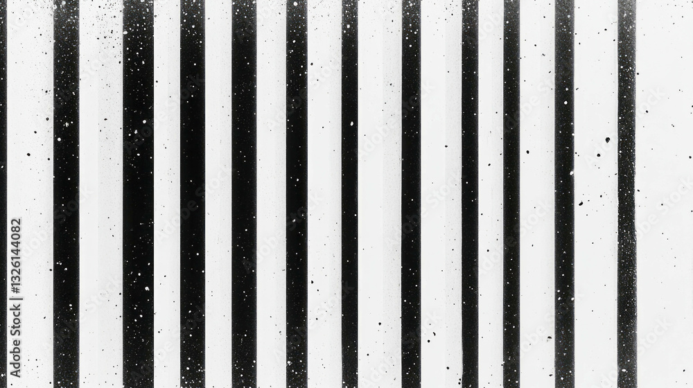 Poster abstract grunge texture with black and white vertical line pattern for creative design