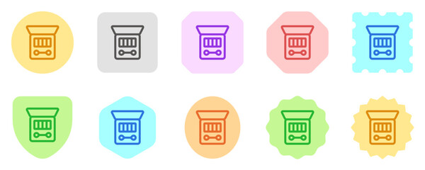 Editable eyeshadow vector icon. Cosmetics, makeup, skincare, beauty. Part of a big icon set family. Perfect for web and app interfaces, presentations, infographics, etc