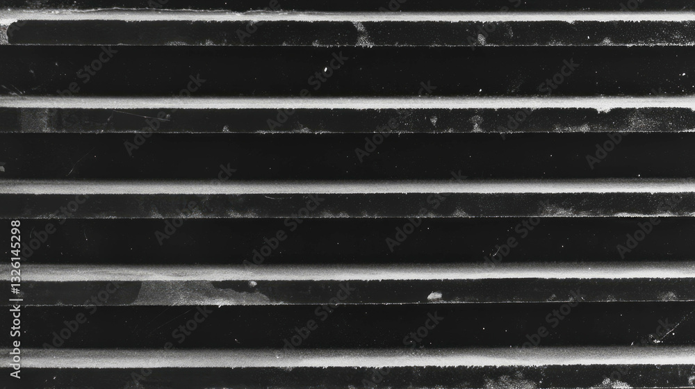 Poster Abstract dirty scanner texture with horizontal lines and artifacts for creative design