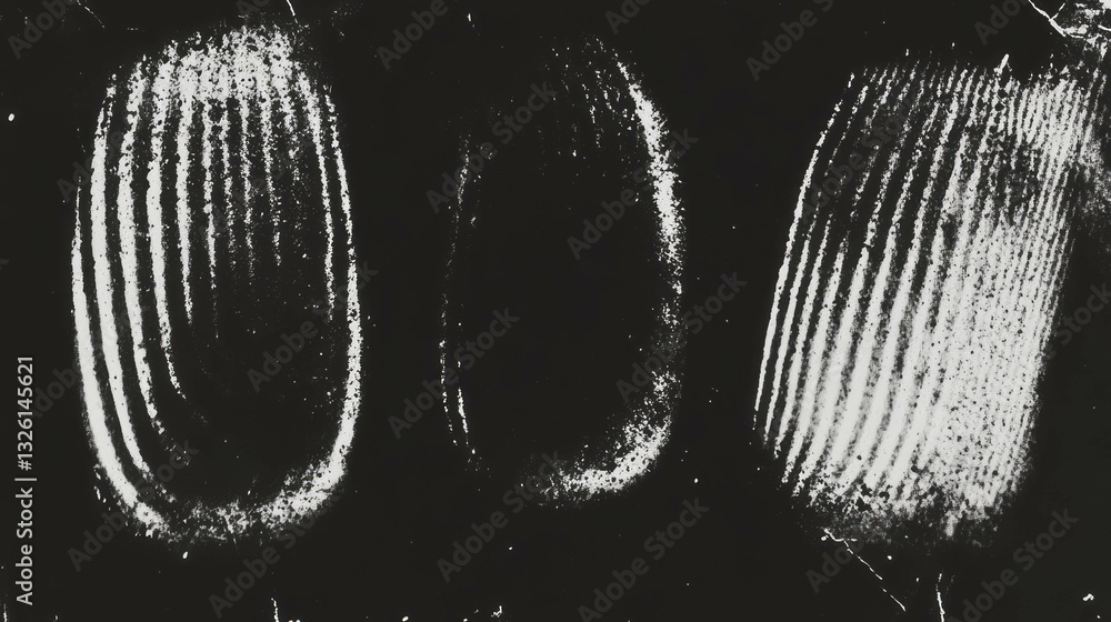 Poster abstract texture art of smudges and fingerprints with dirty scanner effect