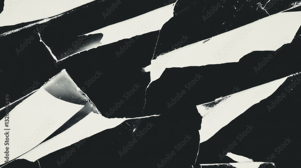 Poster abstract torn edge texture with grunge aesthetic for creative design