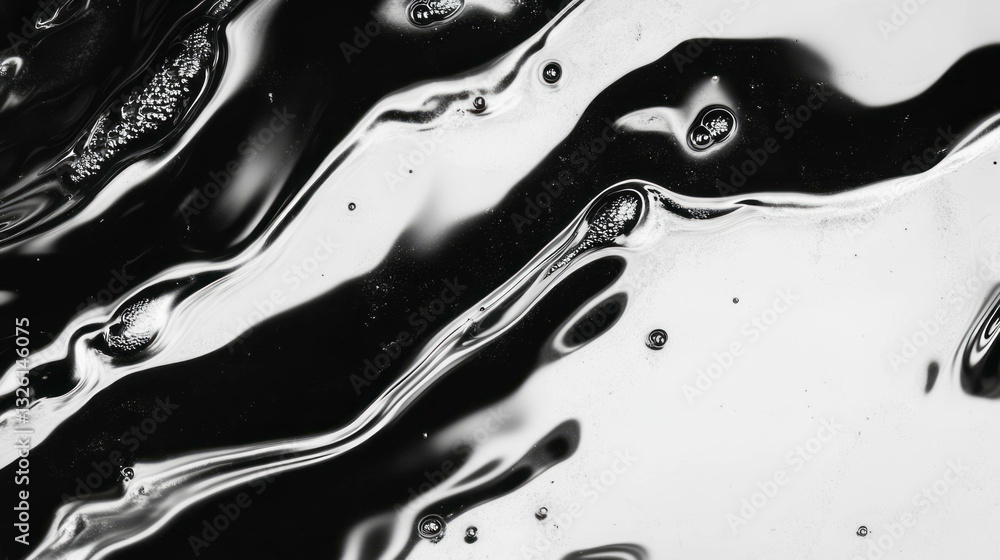 Poster abstract water damage texture with stains and waves
