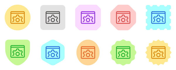 Editable web configuration, setting, preferences vector icon. Part of a big icon set family. Perfect for web and app interfaces, presentations, infographics, etc