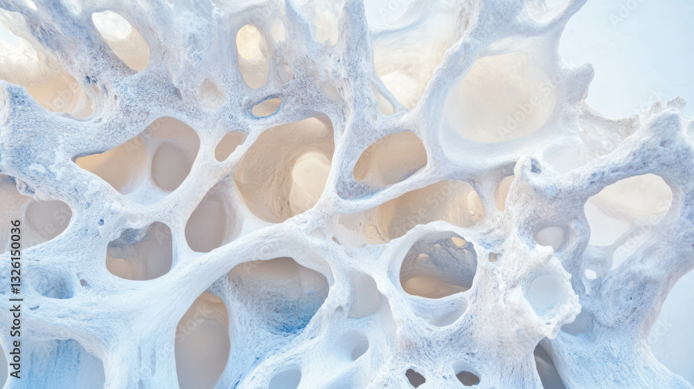 Poster Elegant textures and branching patterns of fulgurite for creative design