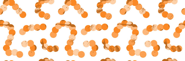 Streptococcus thermophilus. Probiotics. Lactic acid bacteria. Good bacteria and microorganisms for gut and intestinal flora health. Microbiome. Vector medical seamless pattern