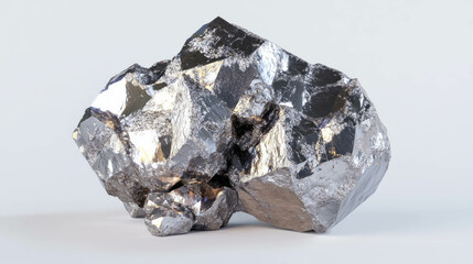 Elegant texture of meteorite with fusion crust for scientific and artistic purposes