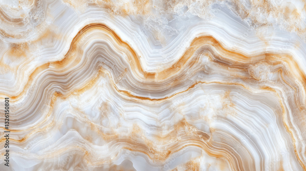Poster Elegant patterns and textures of scoria with rough chaotic design