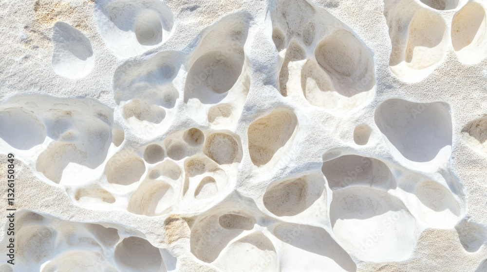 Poster elegant organic texture of whalebone with porous chaotic design for artistic backgrounds