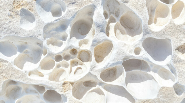 Elegant organic texture of whalebone with porous chaotic design for artistic backgrounds