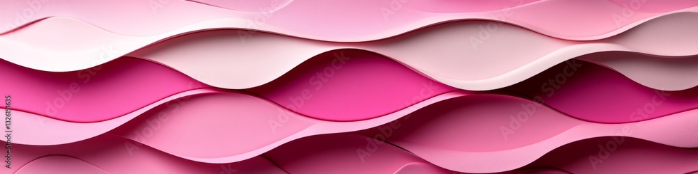 Poster abstract background seamless soft blush 3d low profile style delicate gentle light wave texture