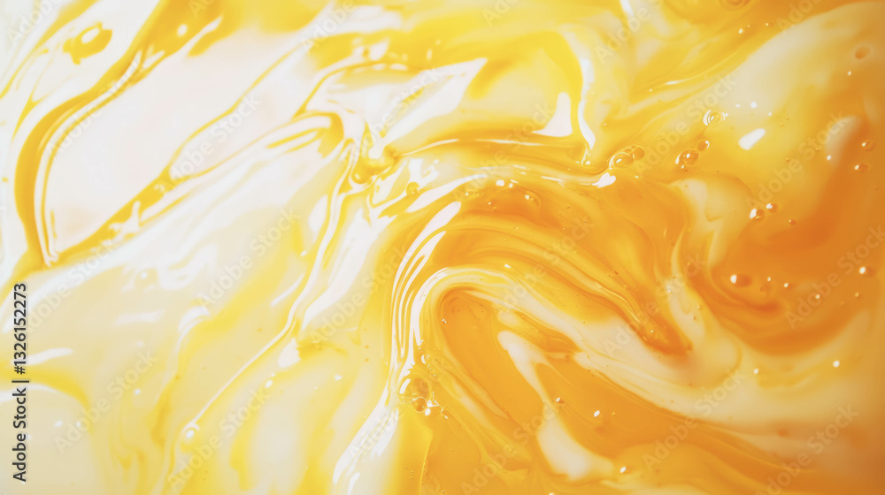 Poster Vibrant mango swirl texture for creative design and background use