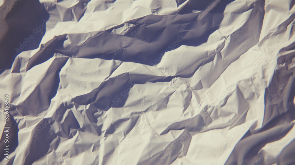 Poster lo fi printer texture of crumpled paper background for creative design