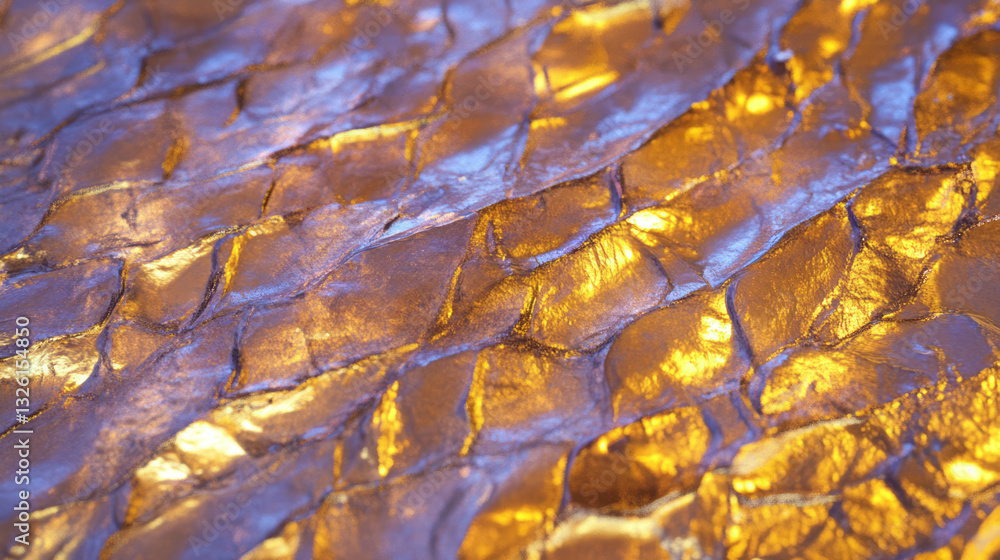Poster macro shot of glass texture with reflective surface patterns for artistic design