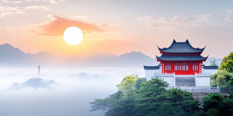 Obraz premium China travel banner
