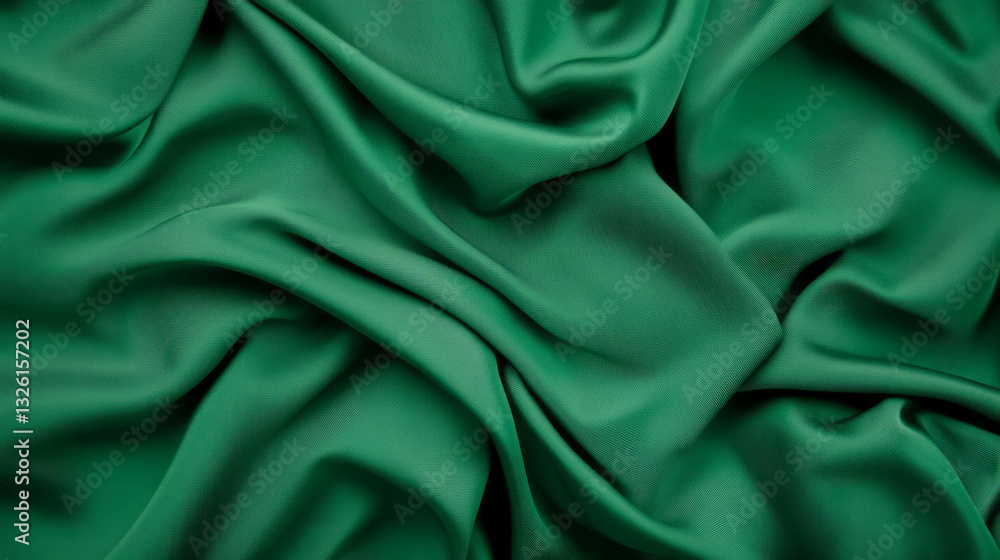 Poster elegant and smooth casino green fabric texture for versatile design use