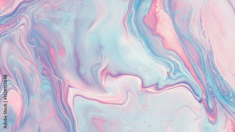 Poster vibrant abstract art with swirling colors and chaos for creative design projects