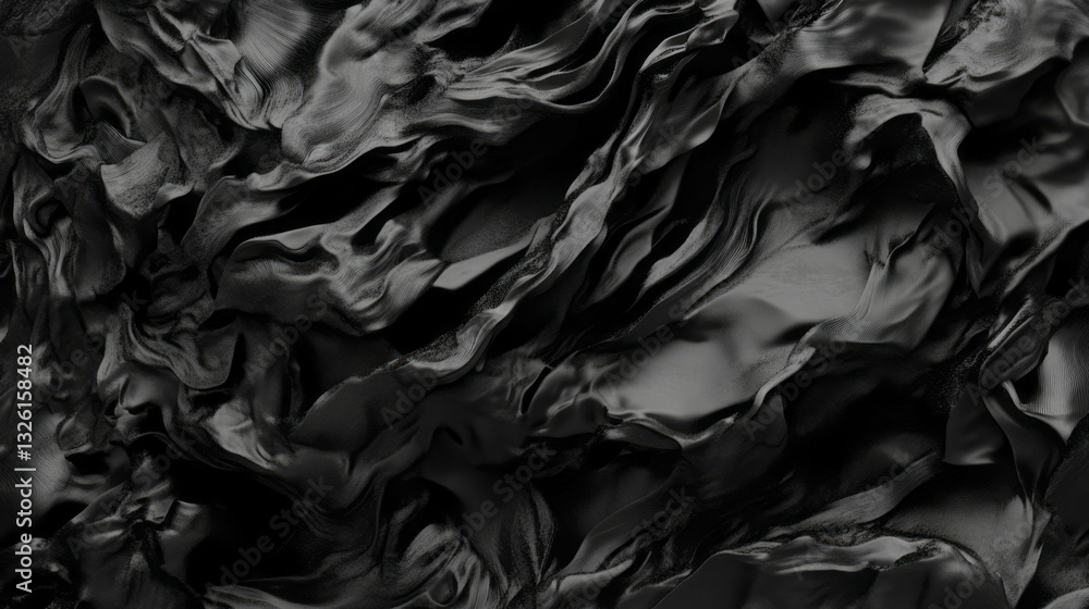 Poster Abstract fluid texture featuring artifacts and compression chaos for creative design