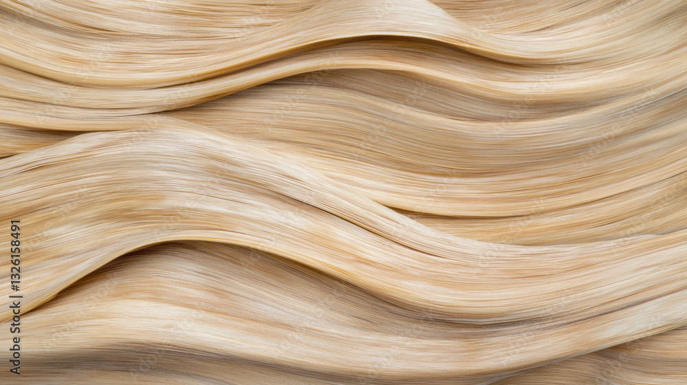 Poster abstract natural texture of bamboo paper with smooth wavy patterns