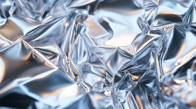 Abstract metallic texture with beryllium lightness and chaotic reflections for creative design