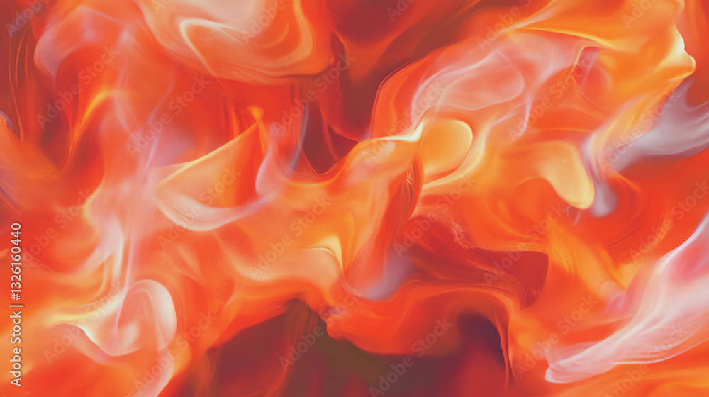 Poster dynamic texture of burning flames and fiery chaos for creative design