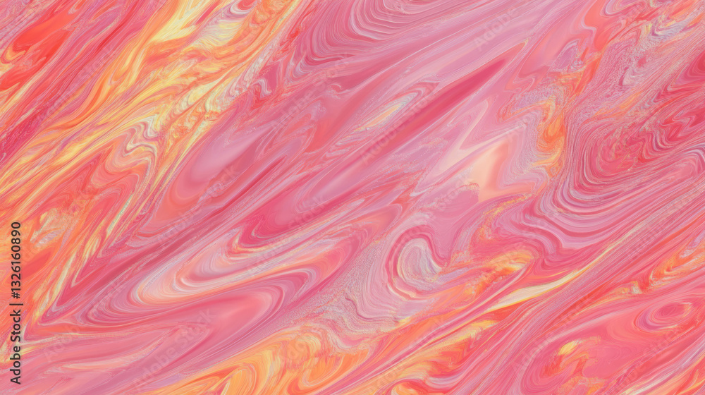Poster vibrant abstract texture of canary wood with colorful swirls for artistic background
