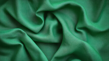 Fototapeta premium Green linen fabric texture with casino theme for creative design projects