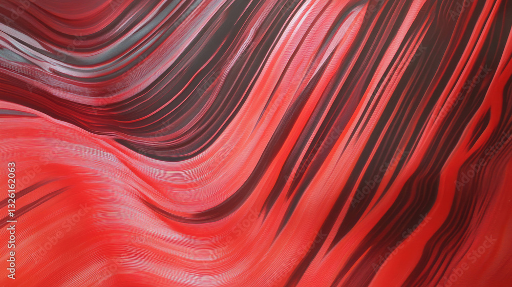 Poster dynamic chaos in cocobolo texture with vivid stripes