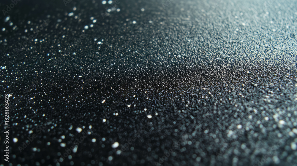 Poster Abstract close-up of rough textured sandpaper surface with chaotic patterns